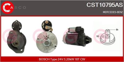 CASCO CST10795AS Стартер  для MERCEDES-BENZ G-CLASS (Мерседес Г-класс)