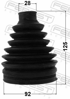 Bellow Kit, drive shaft 0317P-RB