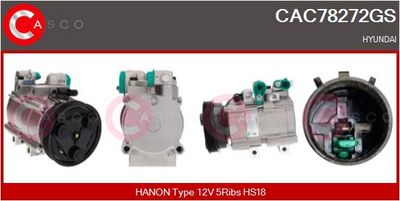 COMPRESOR CLIMATIZARE CASCO CAC78272GS