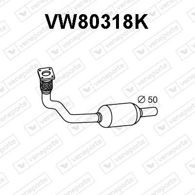 VENEPORTE VW80318K Катализатор для VW PASSAT B3/B4 Variant (3A5, 35I)