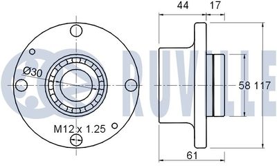 SET RULMENT ROATA RUVILLE 220299 1