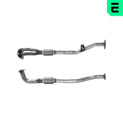 Rura wydechowa OPTIMAL OP-EEP33008-FP