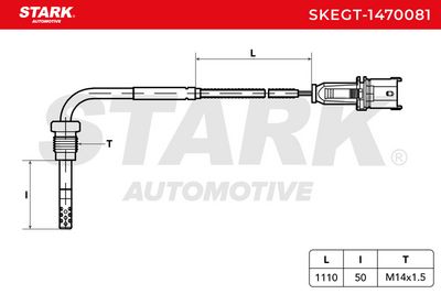 датчик, температура на изгорелите газове STARK SKEGT-1470081