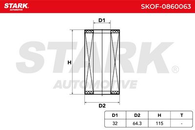 маслен филтър STARK SKOF-0860063