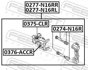 Brake Caliper 0277-N16RR