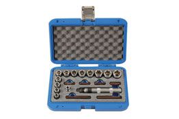 Laser Tools Damaged Nut and Screw Remover Set 3/8"D 20pc