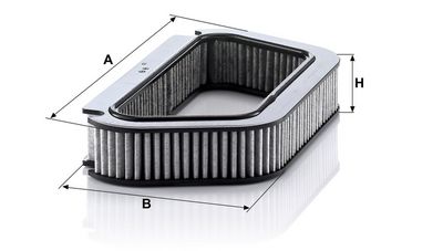 Cabinefilter met actieve kool past: AUDI A8 D3 4.2/6.0 12.03-07.10