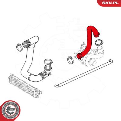 Kompresoriaus padavimo žarna