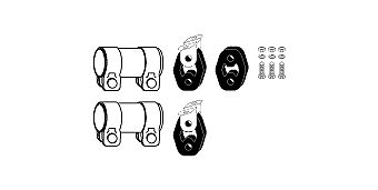 SET MONTARE SISTEM DE ESAPAMENT