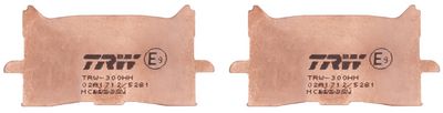Brake pads Voor, beoogd gebruik: route, materiaal: sinter-SV, 39,6x82,8x7,9mm past: HONDA CRF 1000 2015-2021