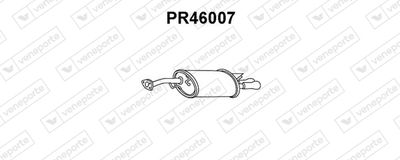 Глушитель выхлопных газов конечный VENEPORTE PR46007 для PROTON PERSONA