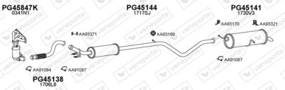ABGASANLAGE VENEPORTE 450699