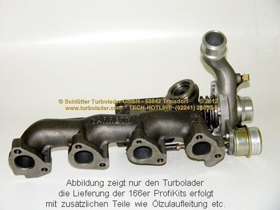LADER AUFLADUNG SCHLÜTTER TURBOLADER 16607010 2