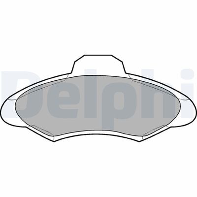 Brake Pad Set, disc brake LP673