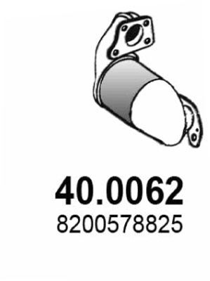Катализатор ASSO 40.0062 для NISSAN NOTE