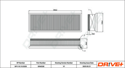 LUFTFILTER DR!VE+ DP1110100328 6