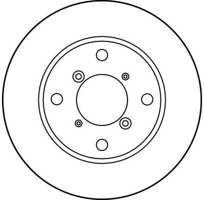 BREMSSCHEIBE TRW DF3106 1