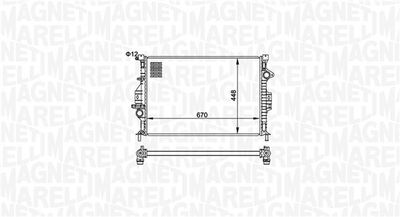 MAGNETI MARELLI Kühler, Motorkühlung