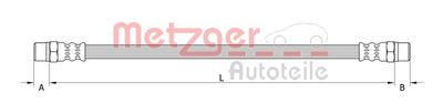 Тормозной шланг METZGER 4110899 для MERCEDES-BENZ G-CLASS