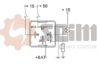 UNITATE DE CONTROL BUJII INCANDESCENTE SEIM 105420 2