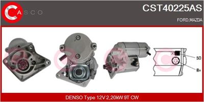 CASCO CST40225AS Стартер  для MAZDA MPV (Мазда Мпв)