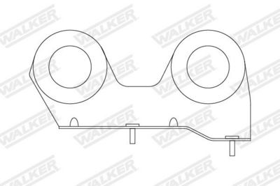 HALTER ABGASANLAGE WALKER 82959 1