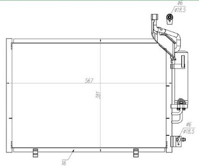 KONDENSATOR KLIMAANLAGE