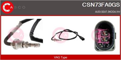 SENZOR TEMPERATURA GAZE EVACUARE