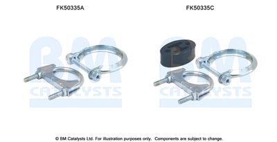 Montážní sada, výfuková trubka BM CATALYSTS FK50335