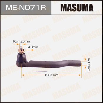 MASUMA ME-N071R Наконечник рулевой тяги  для NISSAN MICRA III (K12) 1.2 16V