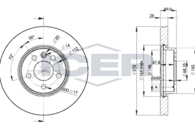 спирачен диск ICER 78BD1530-2