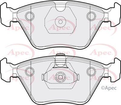 Brake Pad Set APEC PAD1225