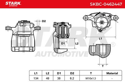 спирачен апарат STARK SKBC-0462447