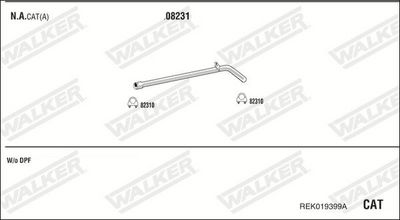 SISTEM DE ESAPAMENT WALKER REK019399A