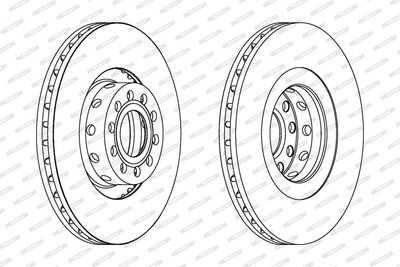 DISC FRANA FERODO DDF1563C1 1
