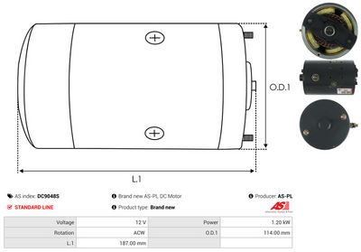 MOTOR ELECTRIC AS-PL DC9048S 3