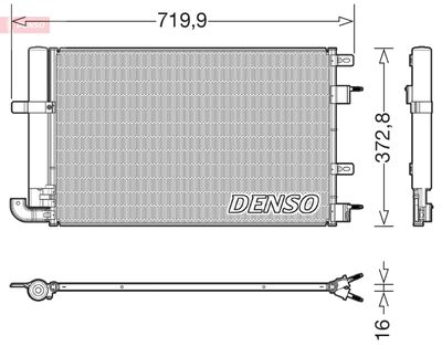 DENSO Kondensator, Klimaanlage