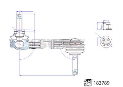 BRAT/BIELETA SUSPENSIE STABILIZATOR SWAG 33109217