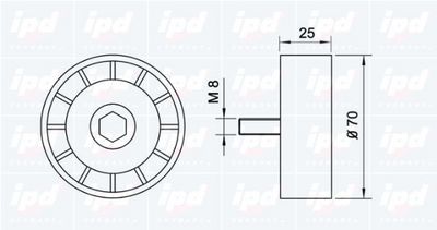 ROLA INTINZATOR CUREA TRANSMISIE IPD 140364 1