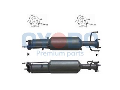 Filtr sadzy / filtr cząstek stałych, układ wydechowy OYODO 4805946