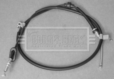 BORG & BECK BKB3557 Трос ручного тормоза  для HONDA ACCORD VII Tourer (CM, CN) 2.2 i-CTDi (CN2)