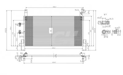 HART 606 086 Радиатор кондиционера  для DODGE  (Додж Неон)