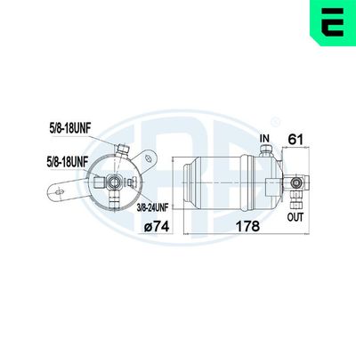 изсушител, климатизация ERA 668008