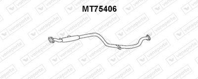 Предглушитель выхлопных газов VENEPORTE MT75406 для MITSUBISHI COLT