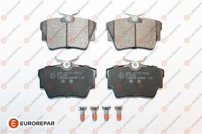 Комплект тормозных колодок, дисковый тормоз EUROREPAR 1617269080 для FIAT TALENTO