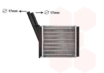 Kachelradiateur, interieurverwarming