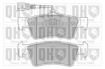 Комплект тормозных колодок, дисковый тормоз QUINTON HAZELL BP1567 для VW TOUAREG