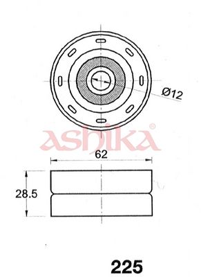 MECANISM TENSIONARE CUREA DISTRIBUTIE ASHIKA 4502225 1