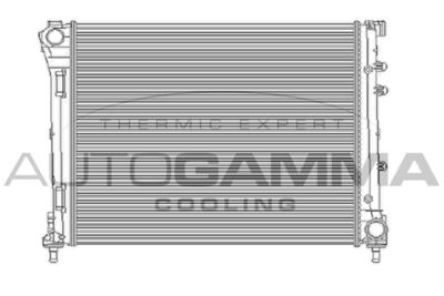 Радиатор, охлаждение двигателя AUTOGAMMA 104620 для FIAT 500
