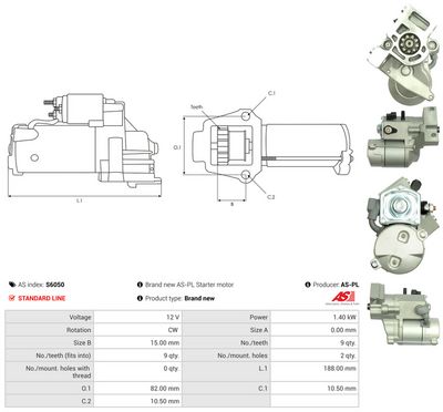 STARTER AS-PL S6050 4